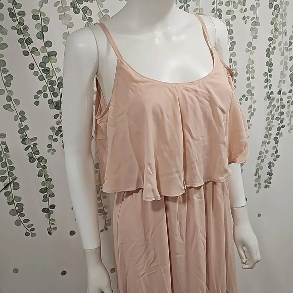 Show Me Your MuMu Caitlyn Ruffle Maxi Dress Size L - Picture 6 of 9